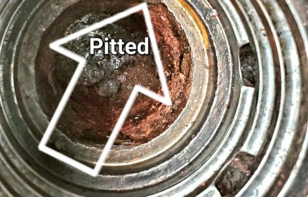 pitted