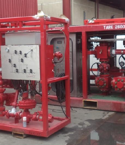 Rigging up of pressure irons2