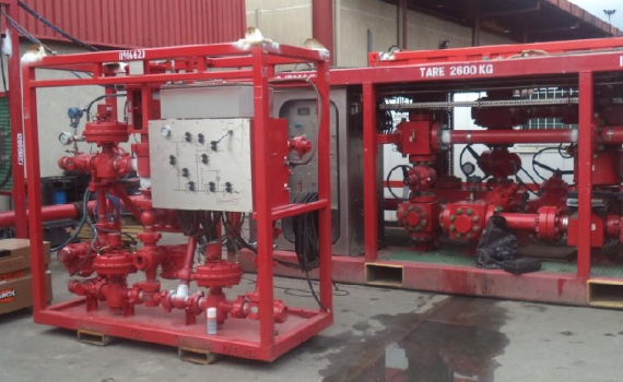 Rigging up of pressure irons2