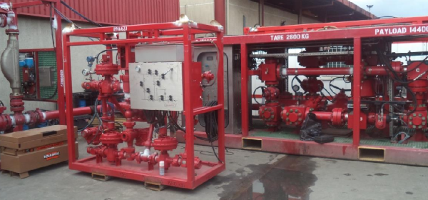 Rigging up of pressure irons2